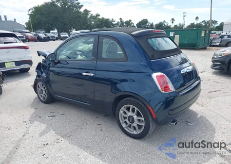 2015 Fiat 500C Pop from USA, damaged, VIN 3C3CFFDR5FT667542